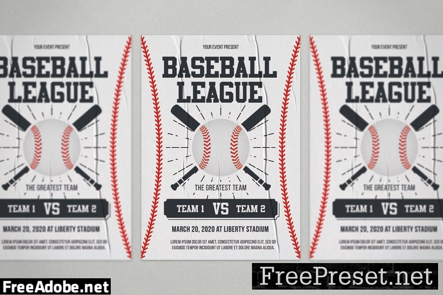 Baseball Flyer XV4RGR7