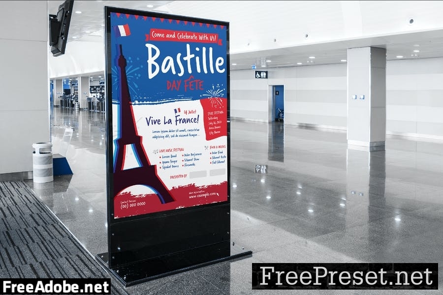 Bastille Day Flyer Poster