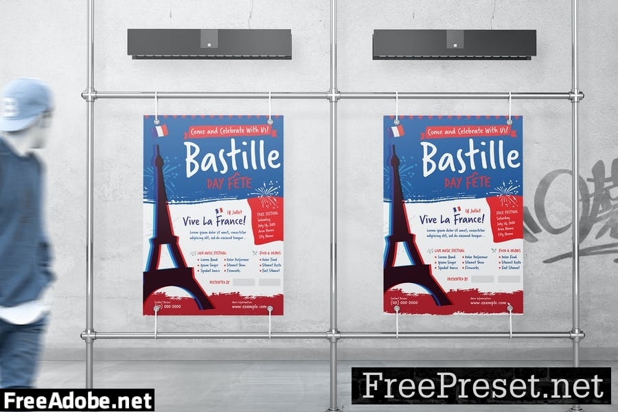 Bastille Day Flyer Poster