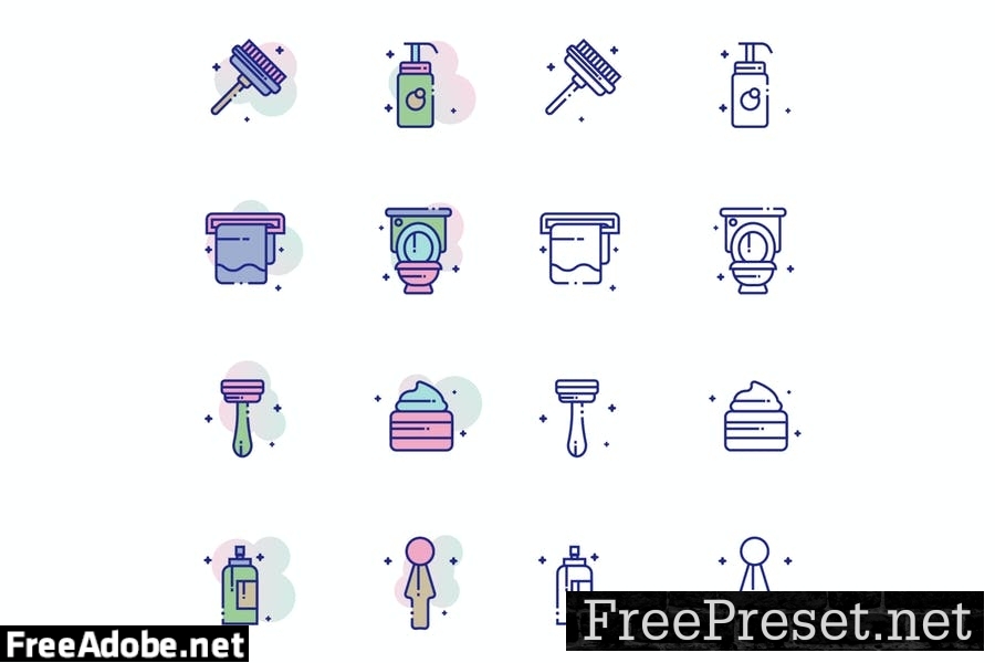 Bathroom Icon Pack AXGKMHF