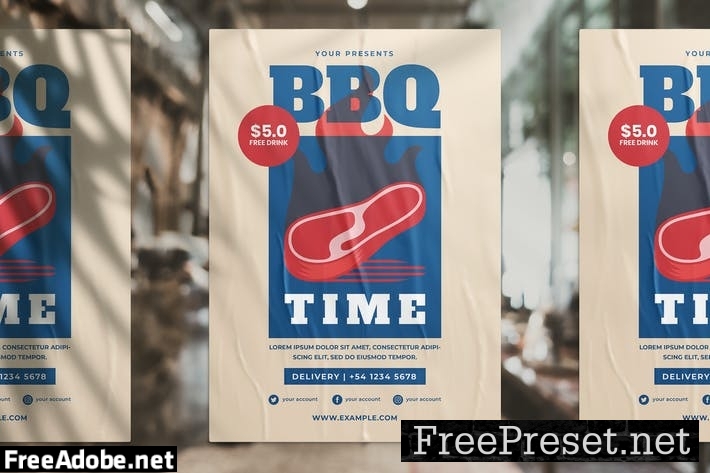 BBQ Promotion Flyer XFVDVBV