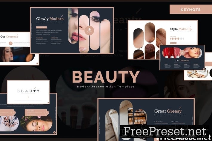 Beauty - Google Slides Template VF9RJKC