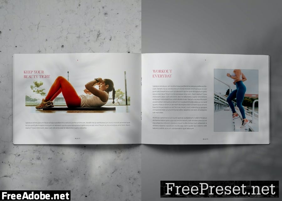 BEAUTY - Indesign Lookbook Brochure Template VSX6HTZ