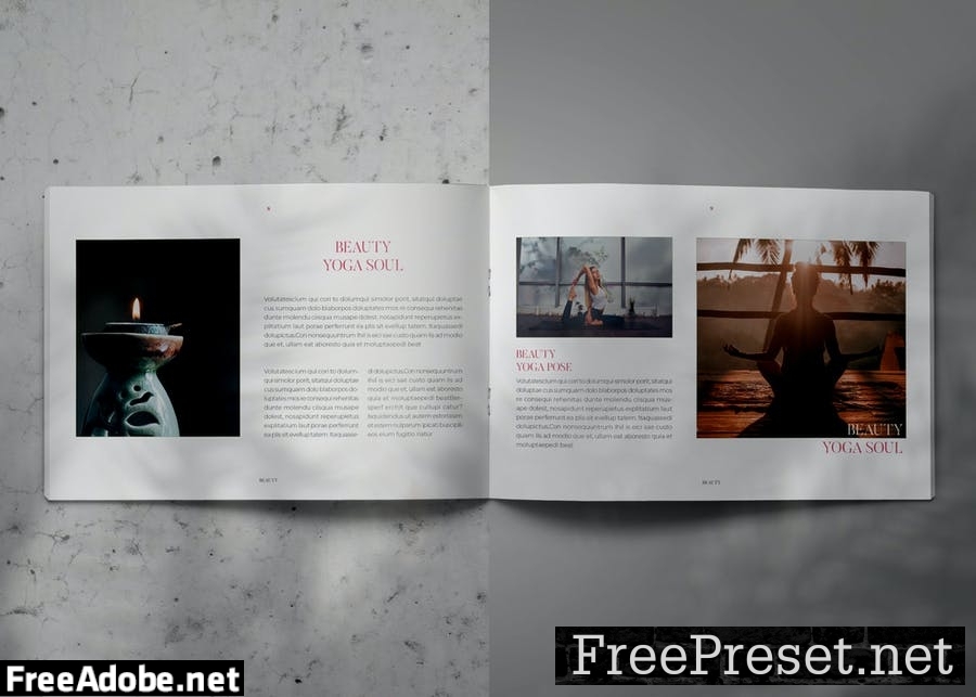 BEAUTY - Indesign Lookbook Brochure Template VSX6HTZ