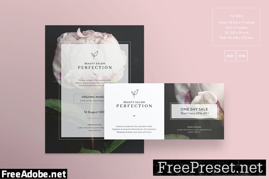 Beauty Salon Flyer and Poster Template