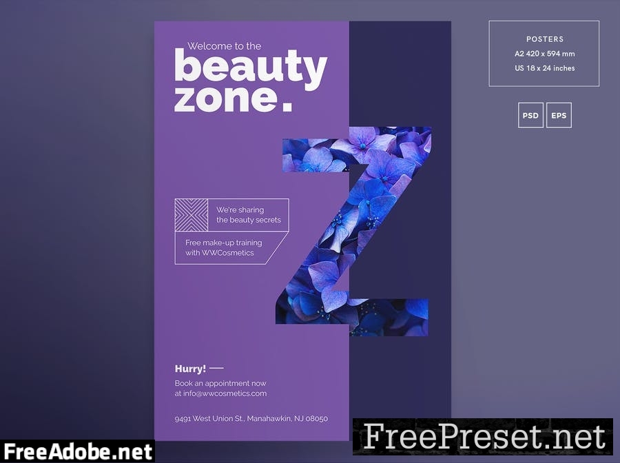 Beauty Salon Flyer and Poster Template