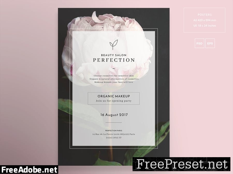 Beauty Salon Flyer and Poster Template