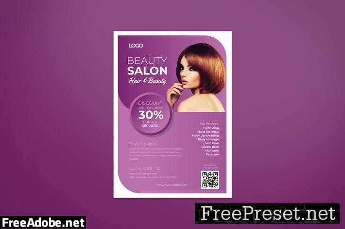 Beauty Salon Flyer V9JRUFL