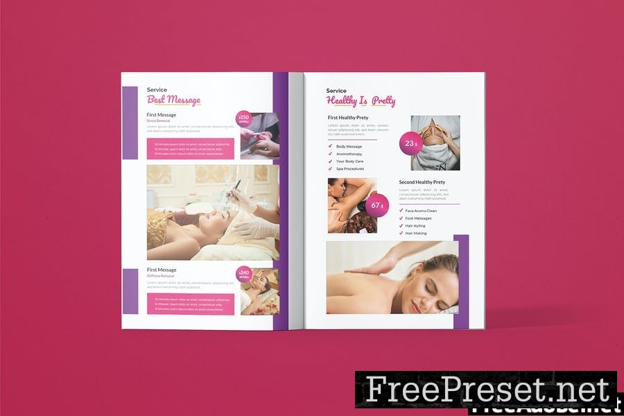 Beauty Spa - Brochure Template U732R4Z