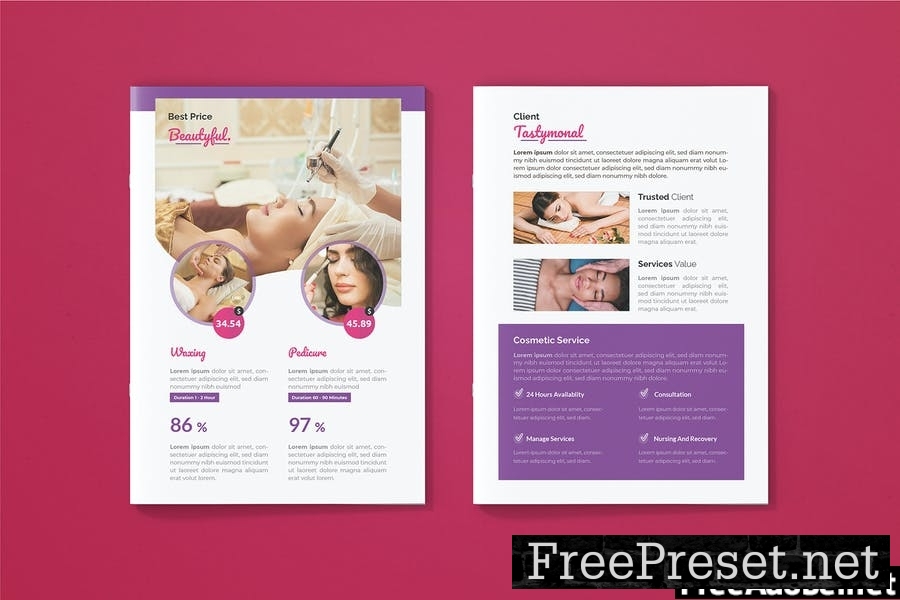 Beauty Spa - Brochure Template U732R4Z