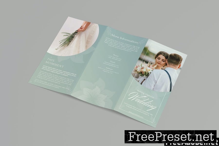 Beauty Wedding | Trifold Brochure QBP3K2Q