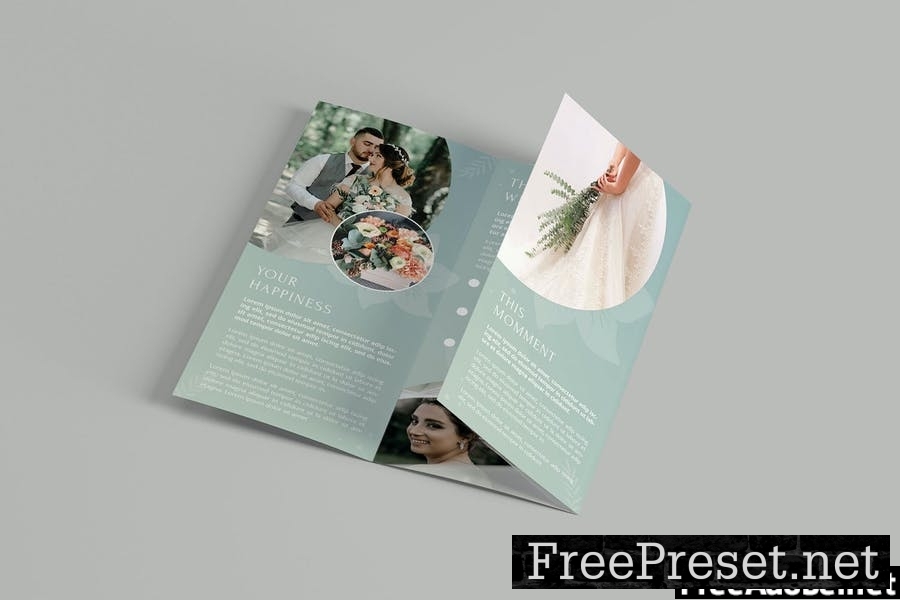 Beauty Wedding | Trifold Brochure QBP3K2Q