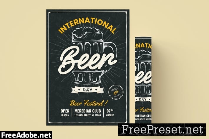 Beer Day Flyer Template P75FP2Z