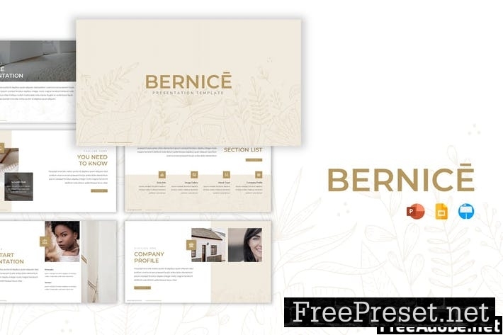 Bernice Presentation Template 9XGGPNY