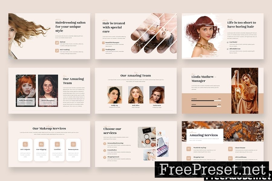 Bestille - Make Up Artist Powerpoint ENNY2DY