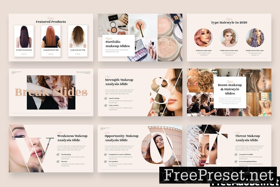 Bestille - Make Up Artist Powerpoint ENNY2DY