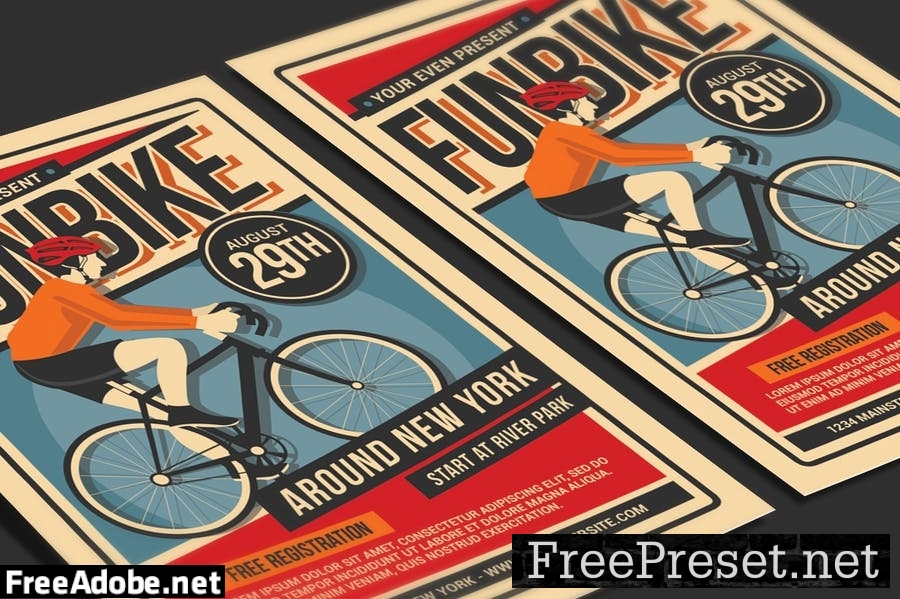 Bicycle Event Flyer