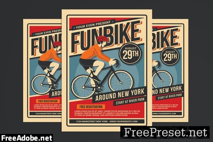 Bicycle Event Flyer JQQUBNN