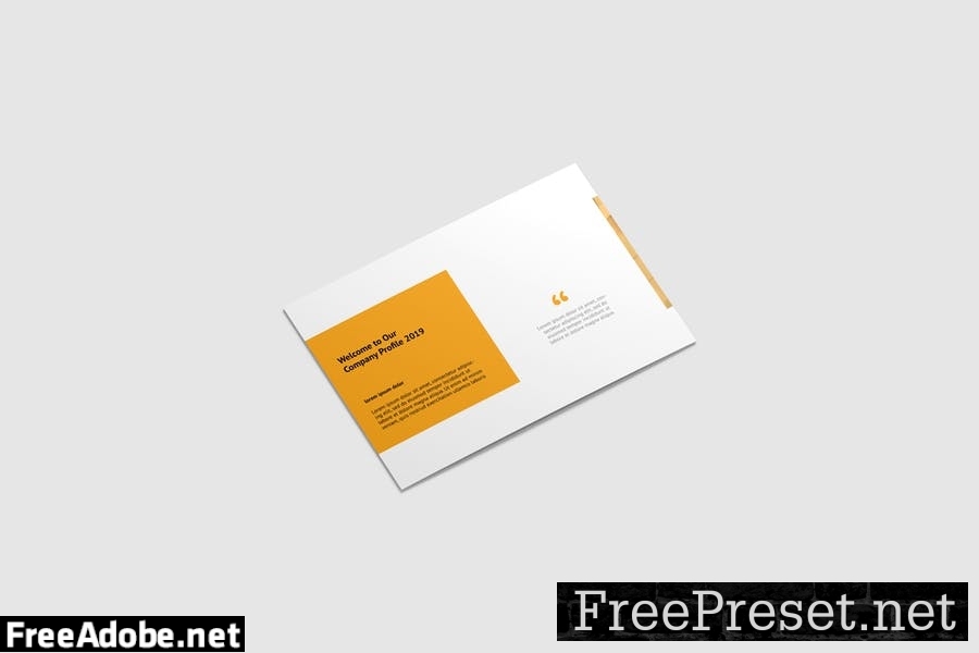 Bifold Brochure Mockup LM38NUW