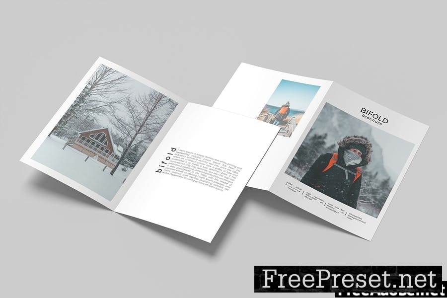 Bifold Brochure Mockup V.2