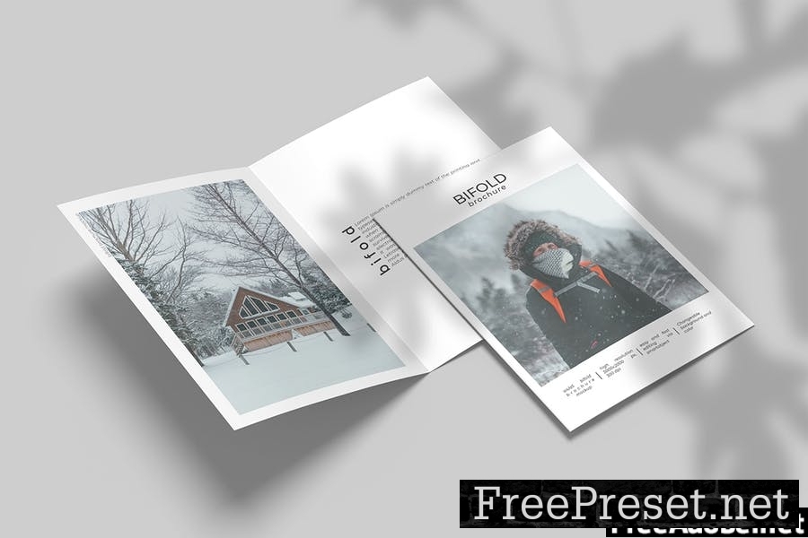 Bifold Brochure Mockup V.2