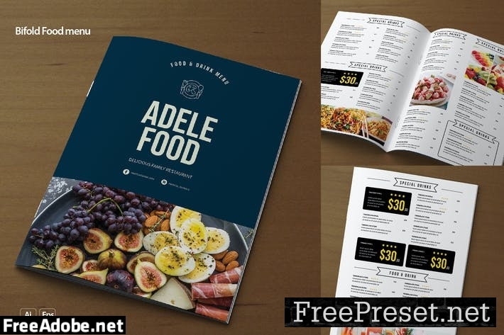 Bifold Food menu HFRZSXW