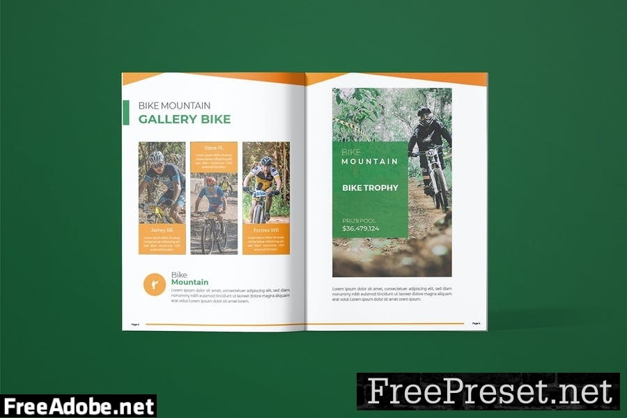 Bike Mountain - Brochure Template MY2U47B