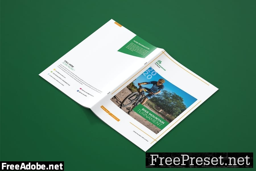 Bike Mountain - Brochure Template MY2U47B