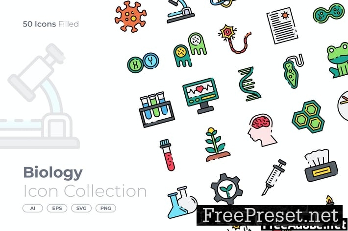 Biology Filled Icon A7L427J