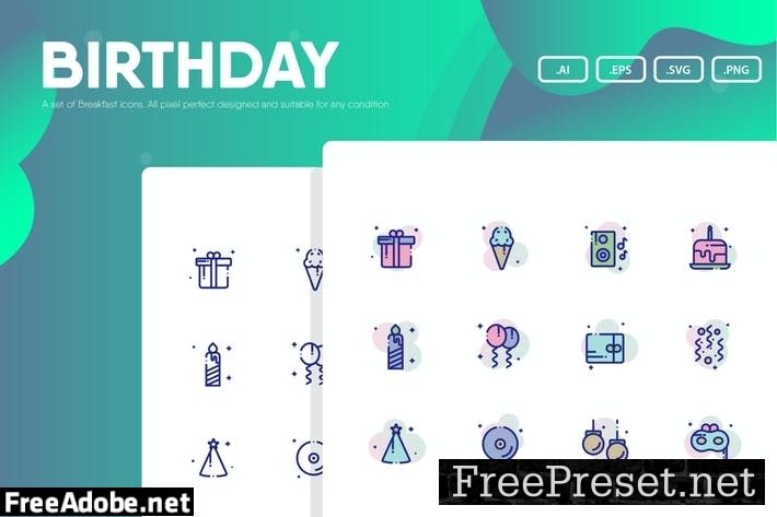 Birthday Icon Pack 82T3W4Q