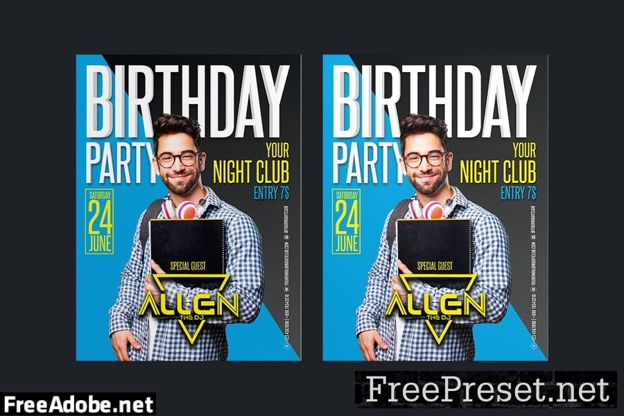 Birthday Party Flyer