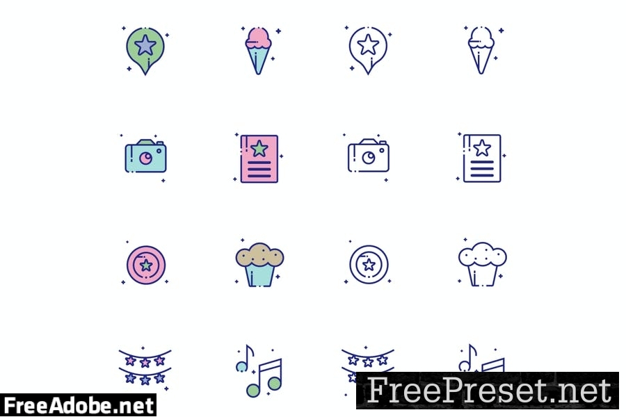 Birthday Party Icon Pack