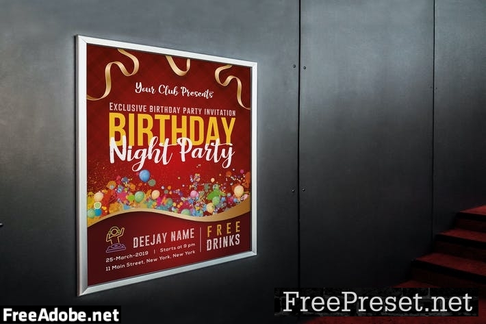 Birthday Party Poster 9FZZNY