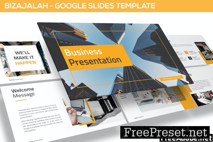 Bizajalah - Business Google Slides Template48MEXC