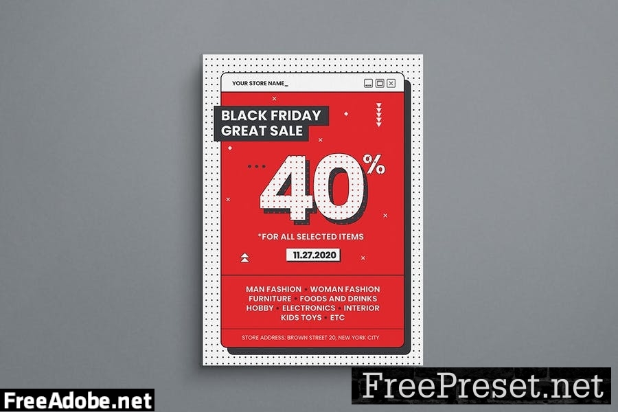 Black Friday Flyer HUMTZCW