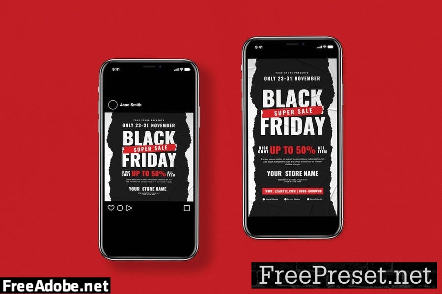 Black Friday Flyer Set