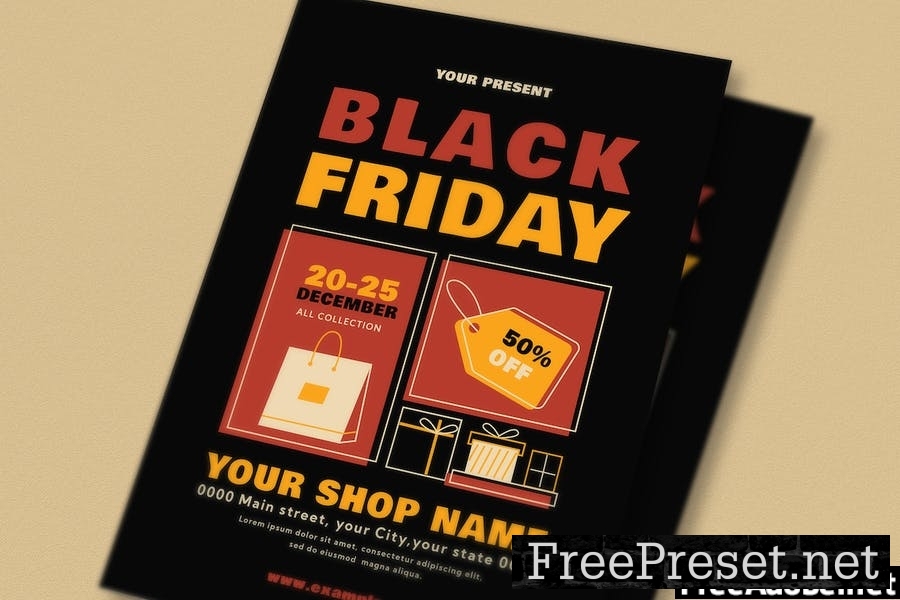 Black Friday Flyer Set