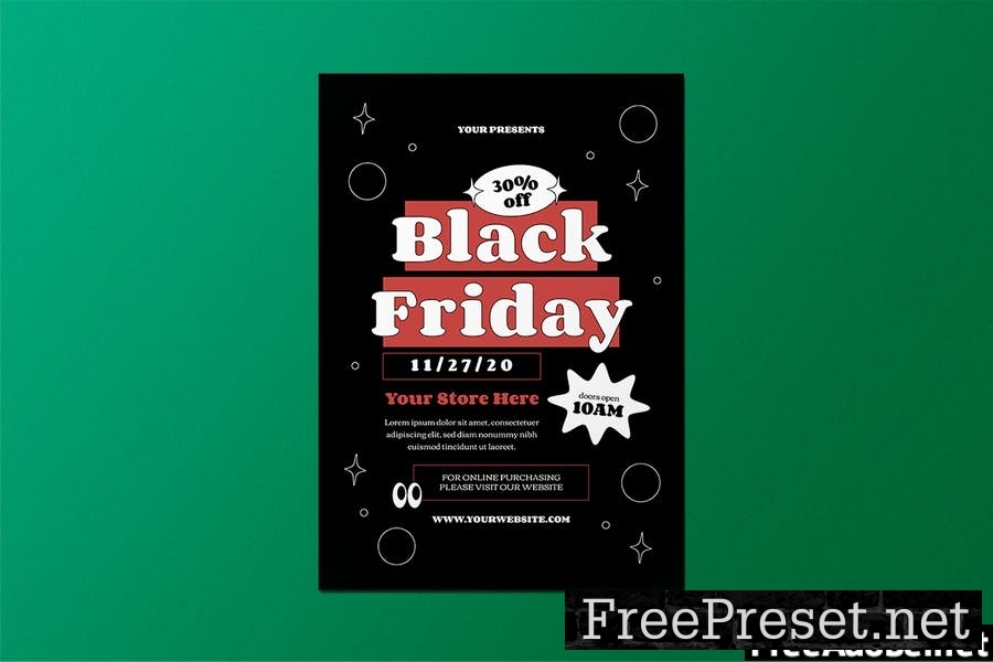 Black Friday Flyer Set