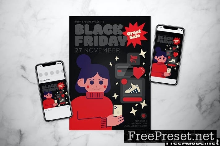 Black Friday Flyer Set C5MA2Y7