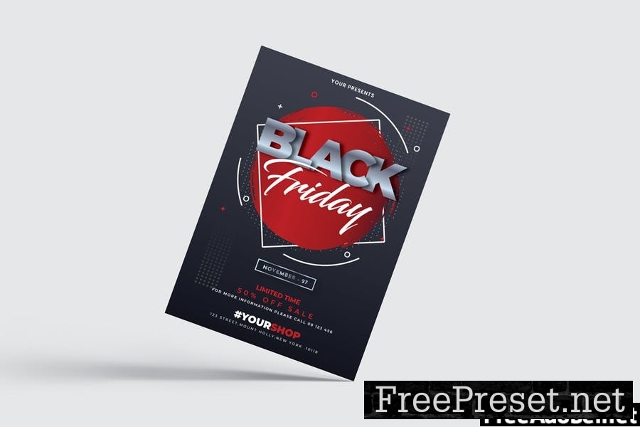 Black Friday Flyer Template 9YZTGEK