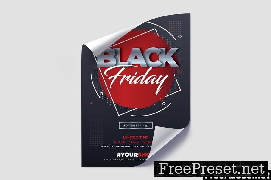 Black Friday Flyer Template 9YZTGEK