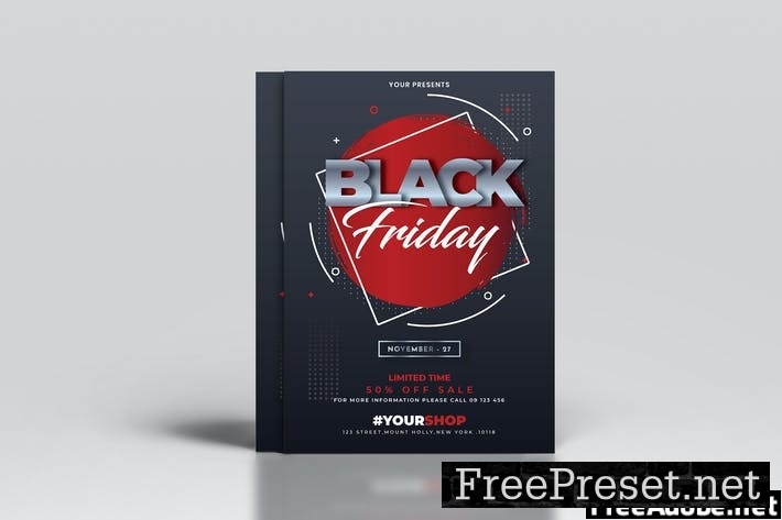 Black Friday Flyer Template 9YZTGEK