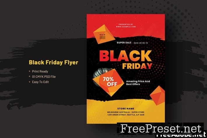 Black Friday Flyer Template V-4 5TUQUBE