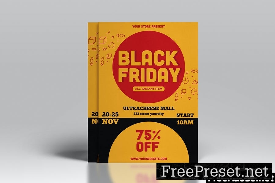 Black Friday Flyer Template Vol. 01