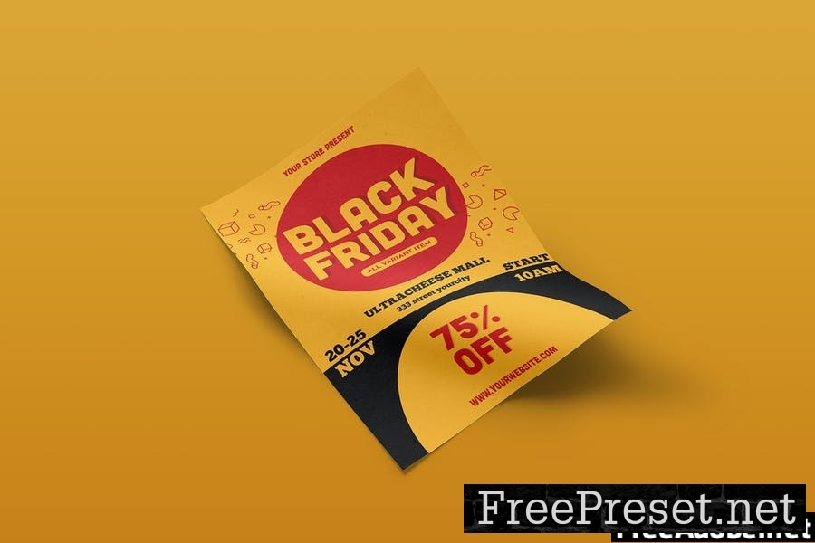 Black Friday Flyer Template Vol. 01