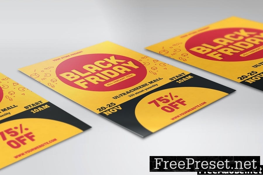 Black Friday Flyer Template Vol. 01