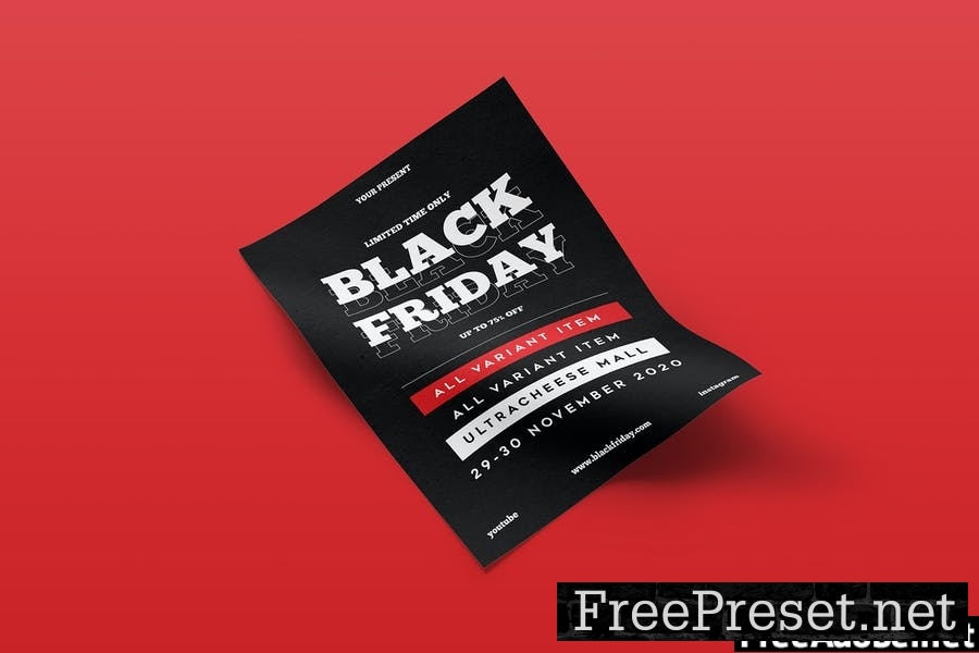 Black Friday Flyer Template Vol. 02 GMBL8WM