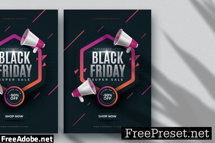 Black Friday Flyer Template 38C4AYH