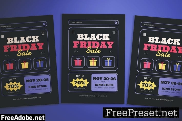 Black Friday Flyer 3XANMR8