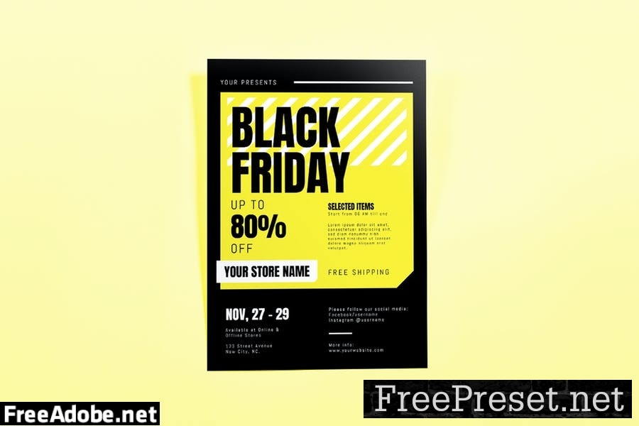 Black Friday Sale Template Set CW9VCHB